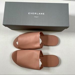 EVERLANE NIB Day Leather Slides in Blush Sz 10.5